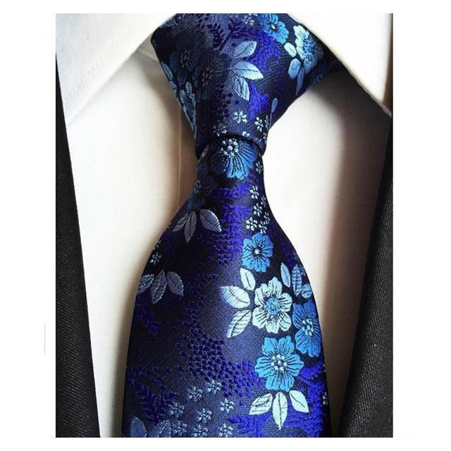 Floral Collection Wide Neckties - 14 Colors & Styles