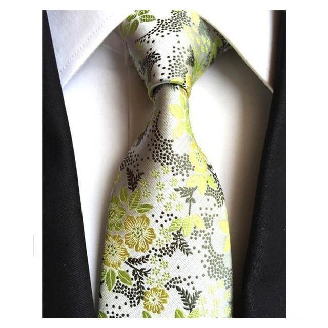 Floral Collection Wide Neckties - 14 Colors & Styles