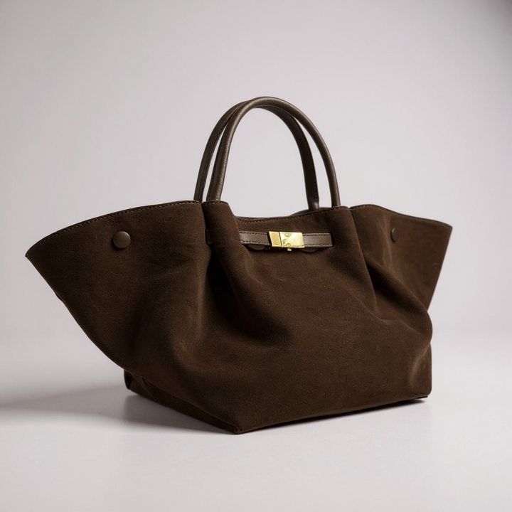 THE MARY SUEDE TOTE BAG