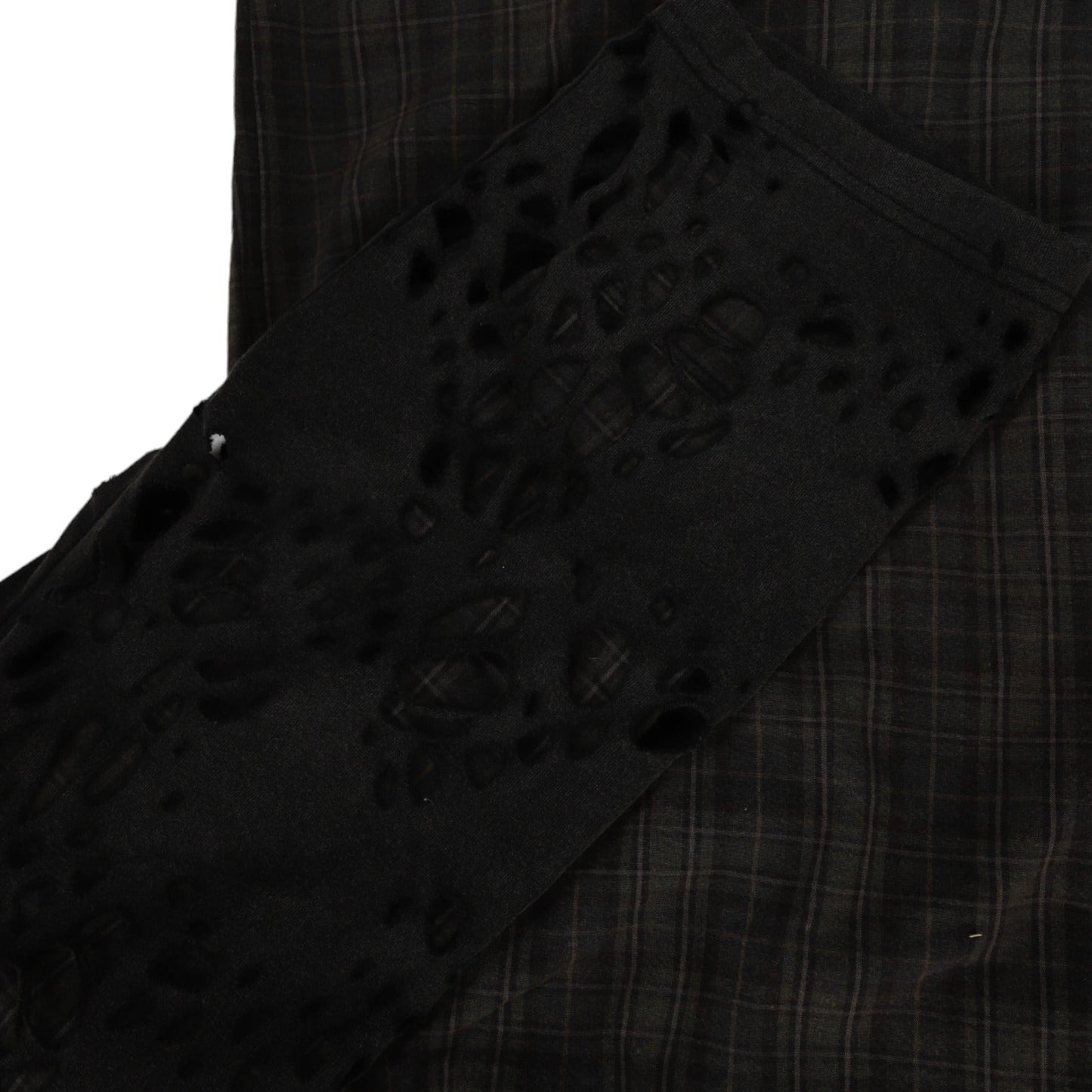 BL OVERLAPPING CROWLEY SHIRT WITH BURNEDWEB GARMENT SLEEVES