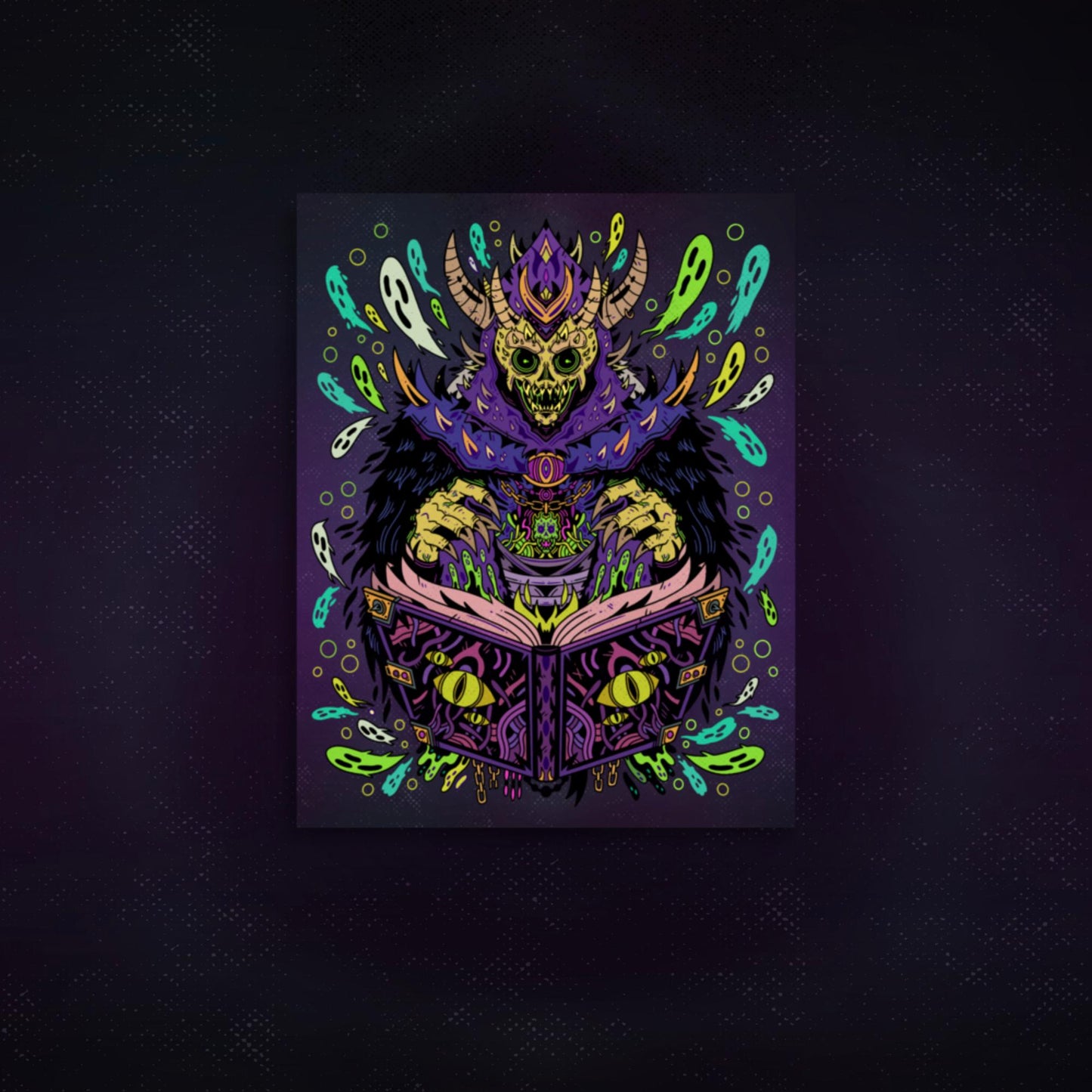 Lich - Necromancer Art Print