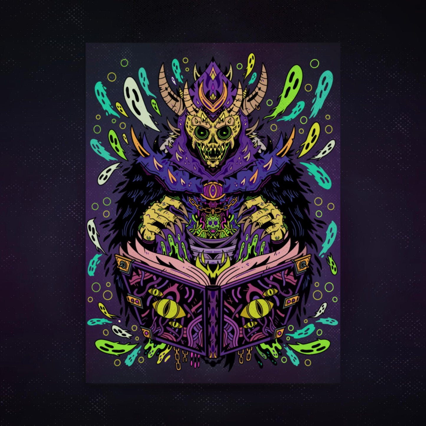 Lich - Necromancer Art Print