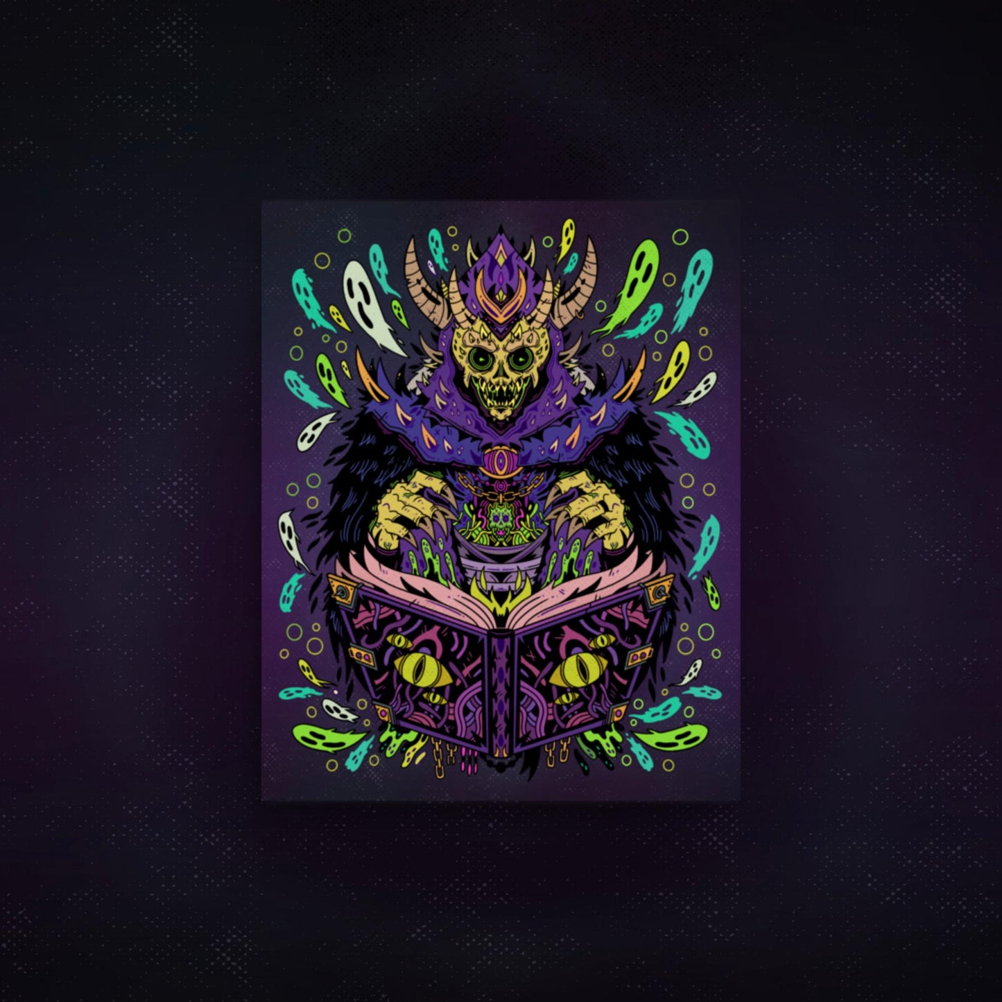 Lich - Necromancer Art Print