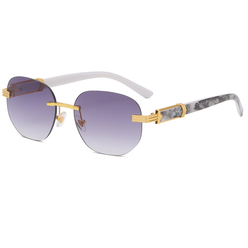 Marble Wood Grain Sunglasses