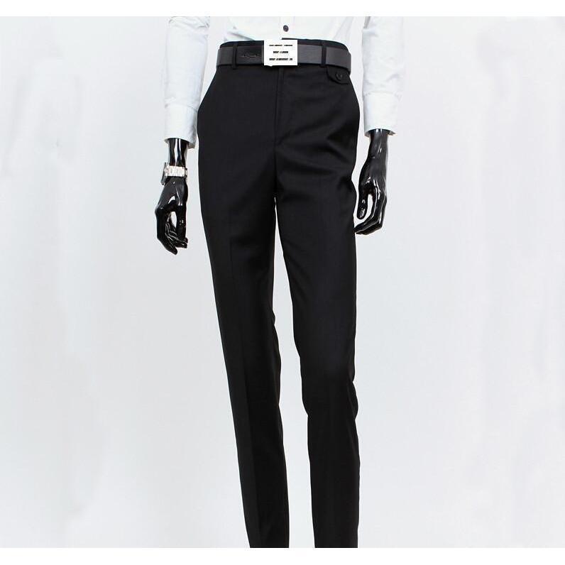 Men's Black One Button Slim Fit Suit - Three Piece