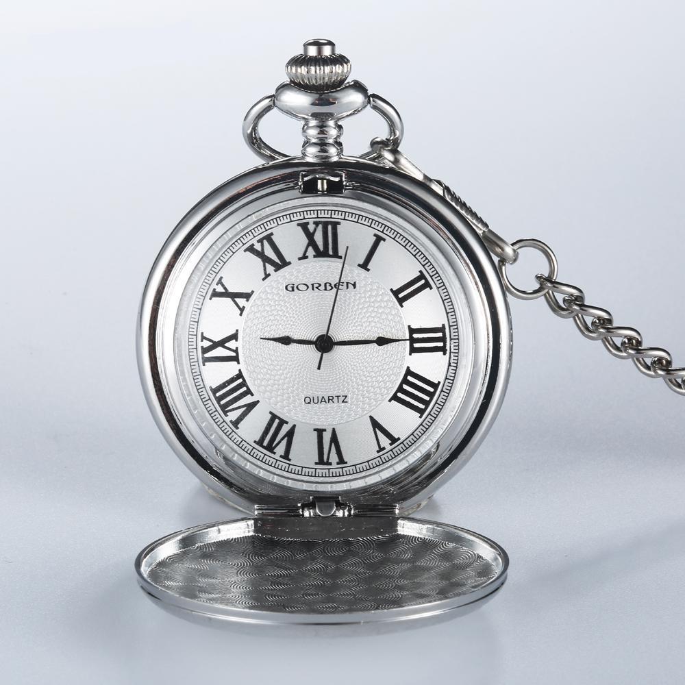 Men's Engraved Pocket Watch