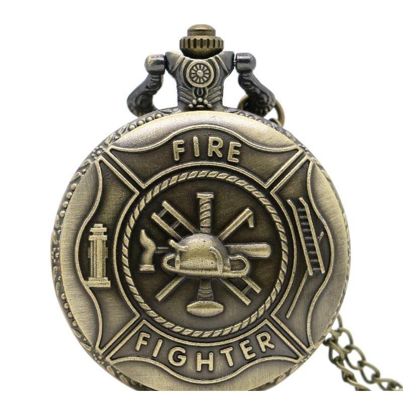 Men's Firefighter Pocket Watch