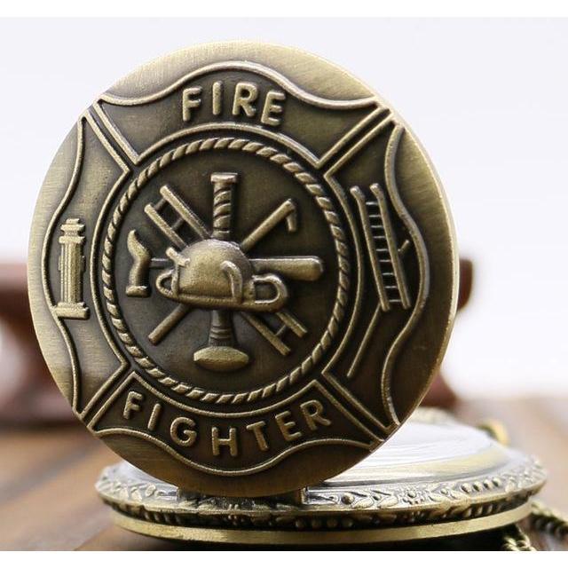 Men's Firefighter Pocket Watch