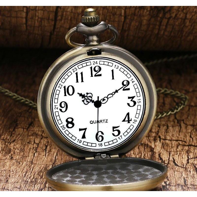Men's Flowery Pocket Watch