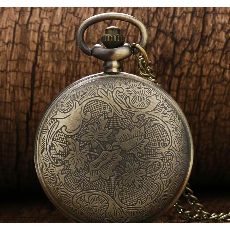 Men's Flowery Pocket Watch