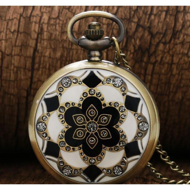 Men's Flowery Pocket Watch