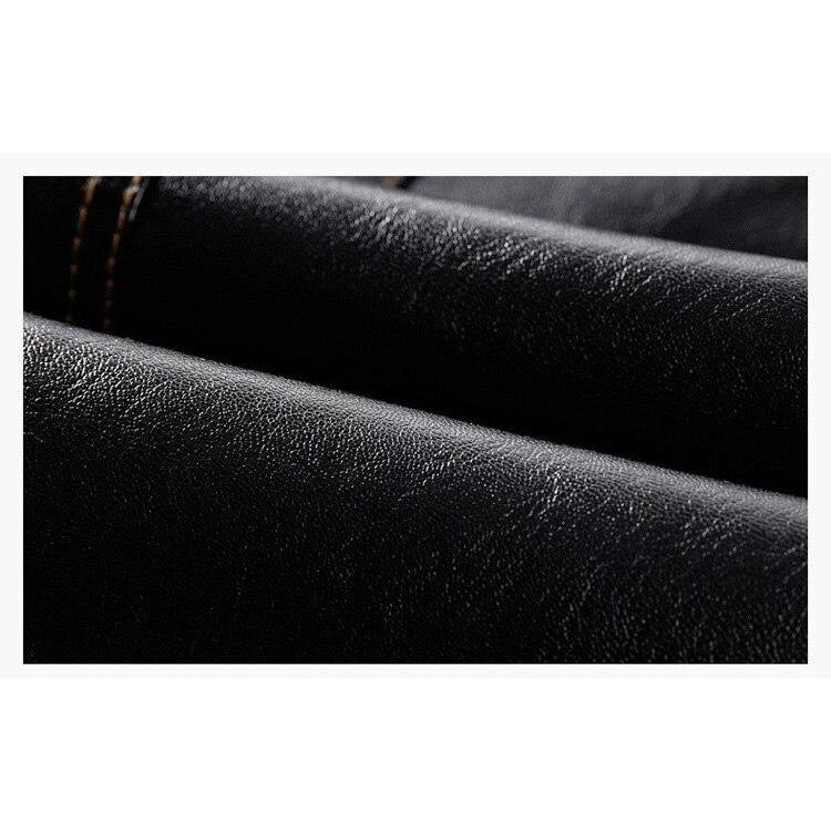 Men's Leather Fleece Jacket - 3 Colors