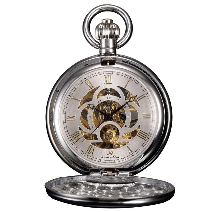Men's Mechanical Retro Skeleton Collection Pocket Watches - 3 Colors