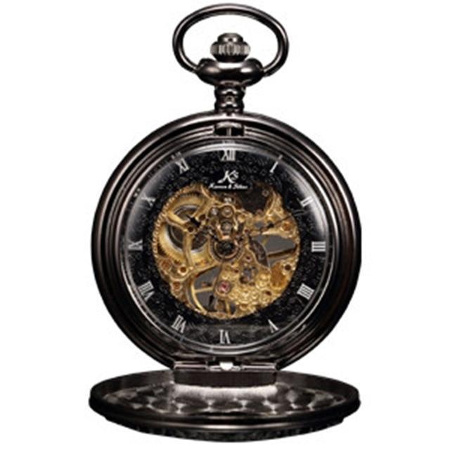 Men's Mechanical Skeleton Collection Pocket Watches - 3 Colors
