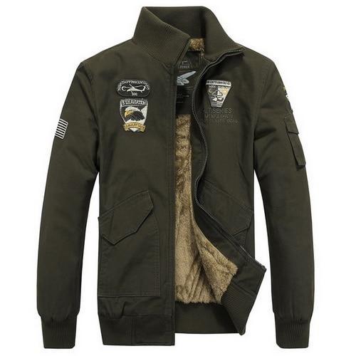 Men's Military Bomber Jacket - 2 Colors