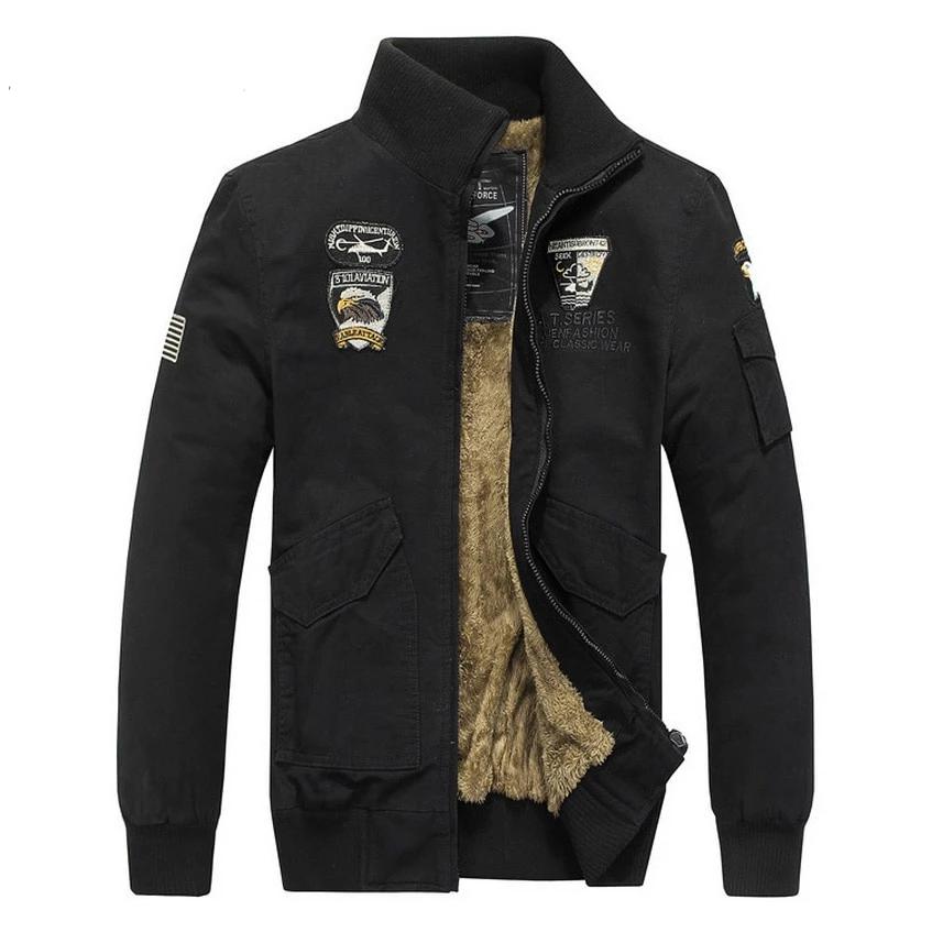 Men's Military Bomber Jacket - 2 Colors