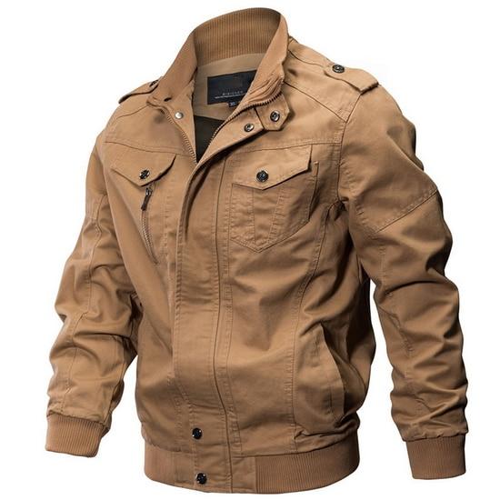 Men's Military Cargo Jacket - 3 Colors