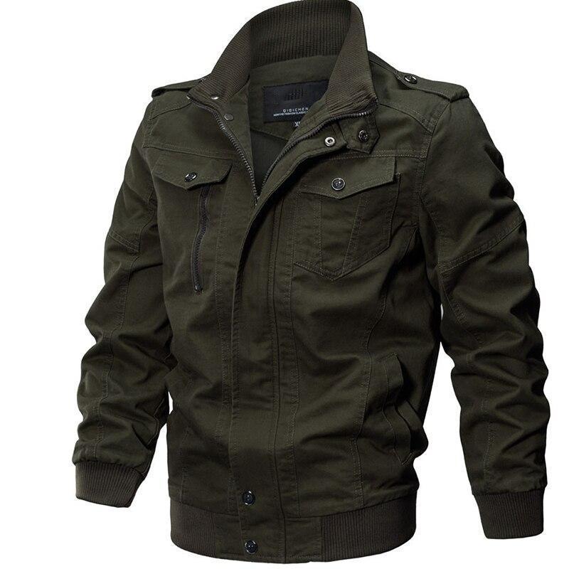 Men's Military Cargo Jacket - 3 Colors