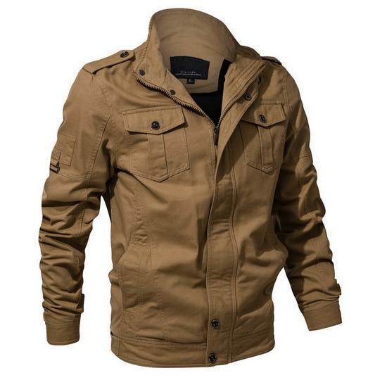 Men's Military Style Jacket - 3 colors