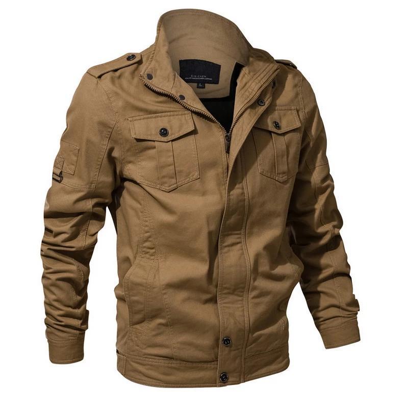 Men's Military Style Jacket - 3 colors