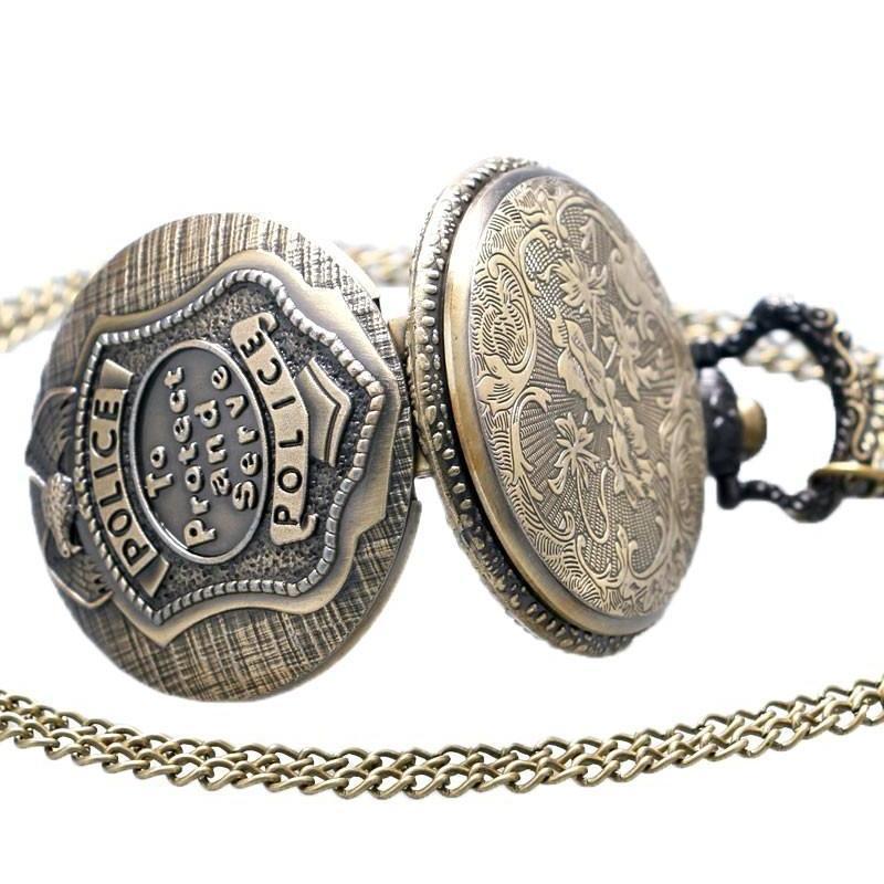 Men's Police Pocket Watch