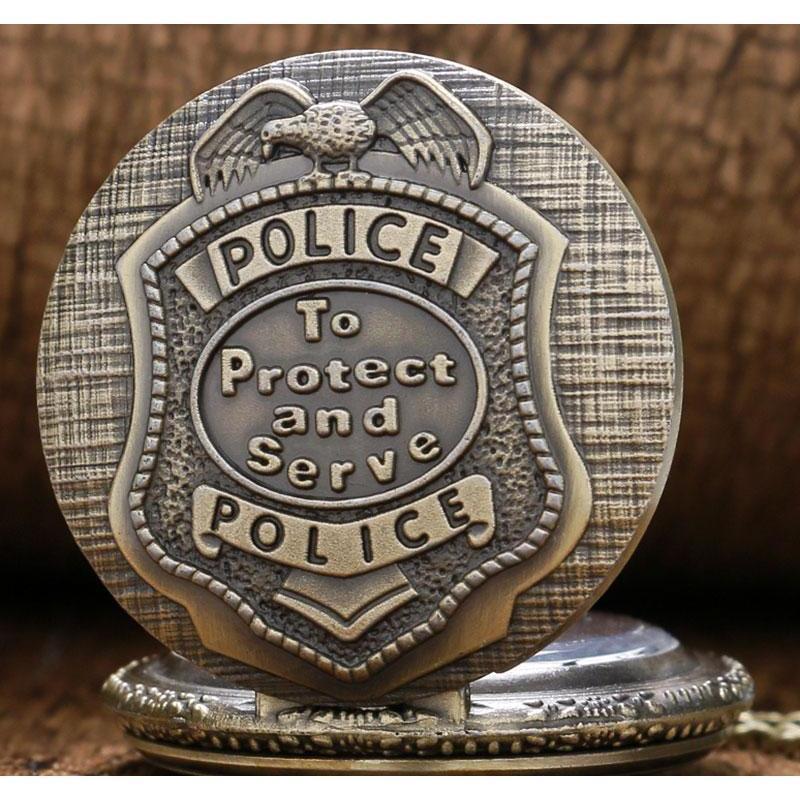 Men's Police Pocket Watch