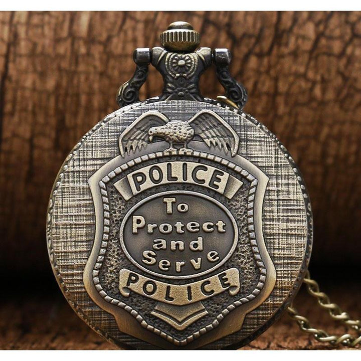 Men's Police Pocket Watch