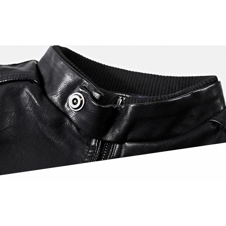 Men's Slim Leather Jacket - 2 Colors