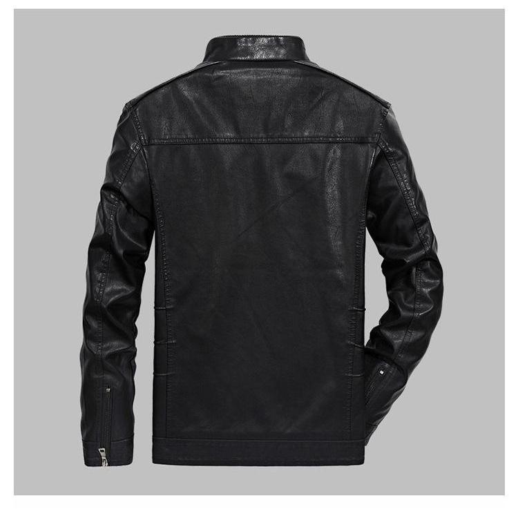 Men's Slim Leather Jacket - 2 Colors