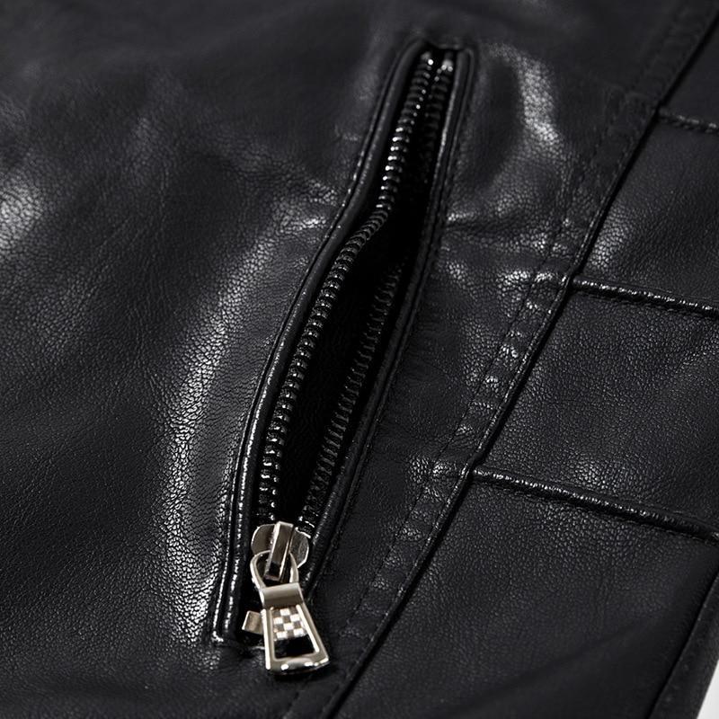 Men's Slim Leather Jacket - 2 Colors