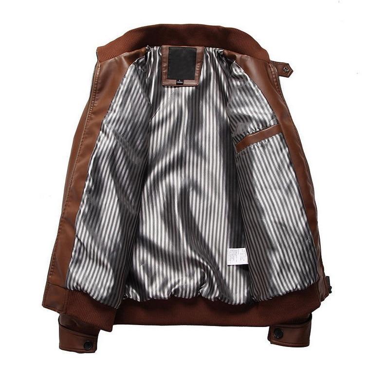 Men's Slim Leather Jacket - 3 Colors