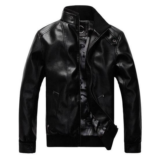 Men's Slim Leather Jacket - 3 Colors