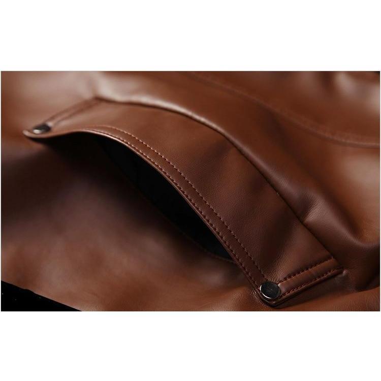 Men's Slim Leather Jacket - 3 Colors