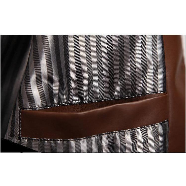 Men's Slim Leather Jacket - 3 Colors