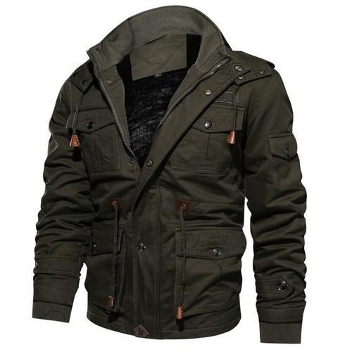 Men's Thick Cargo Coat - 3 Colors