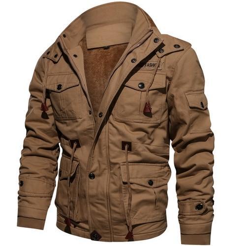 Men's Thick Cargo Coat - 3 Colors