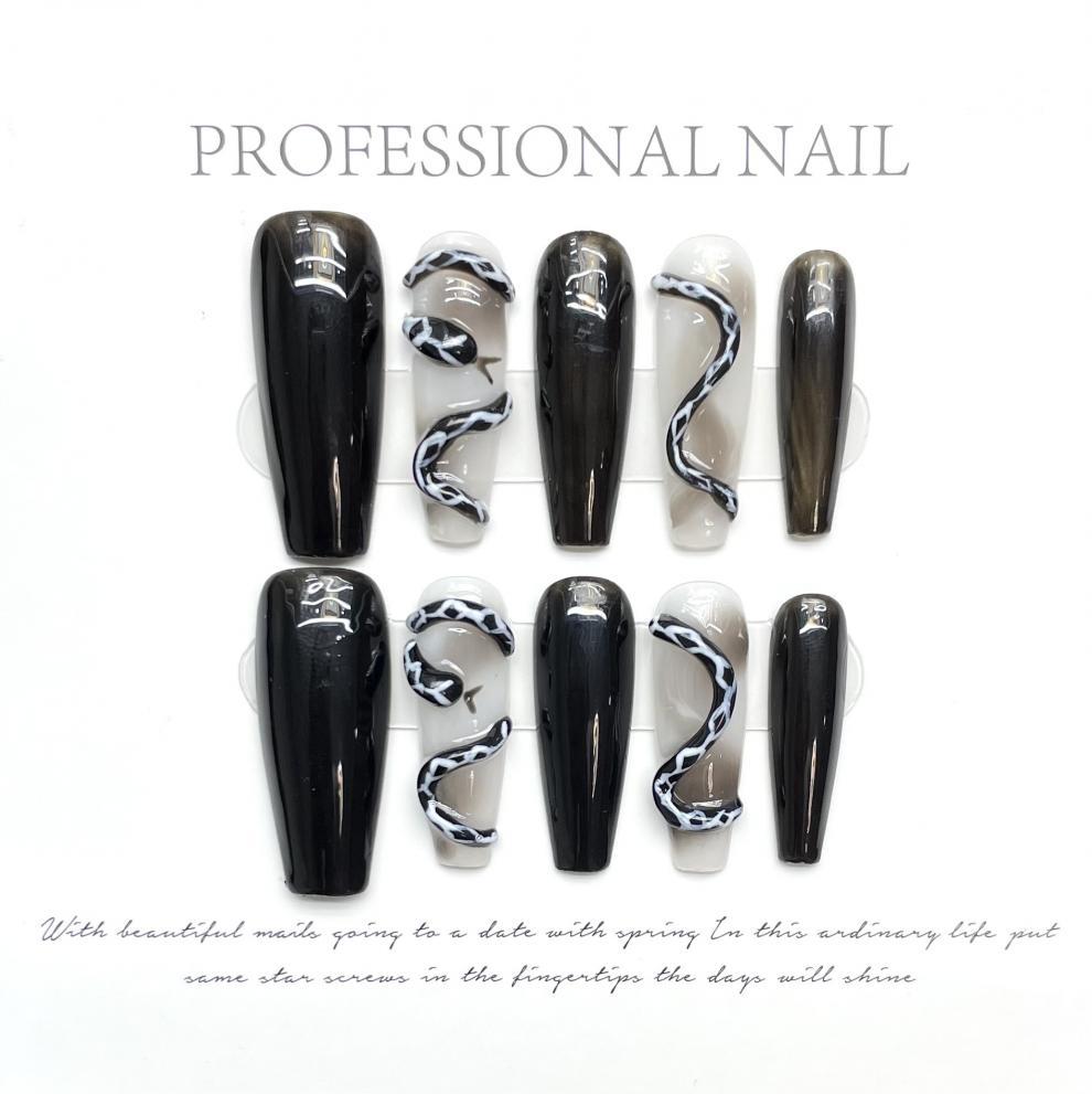 1023- Handmade press on nails fake nails removable