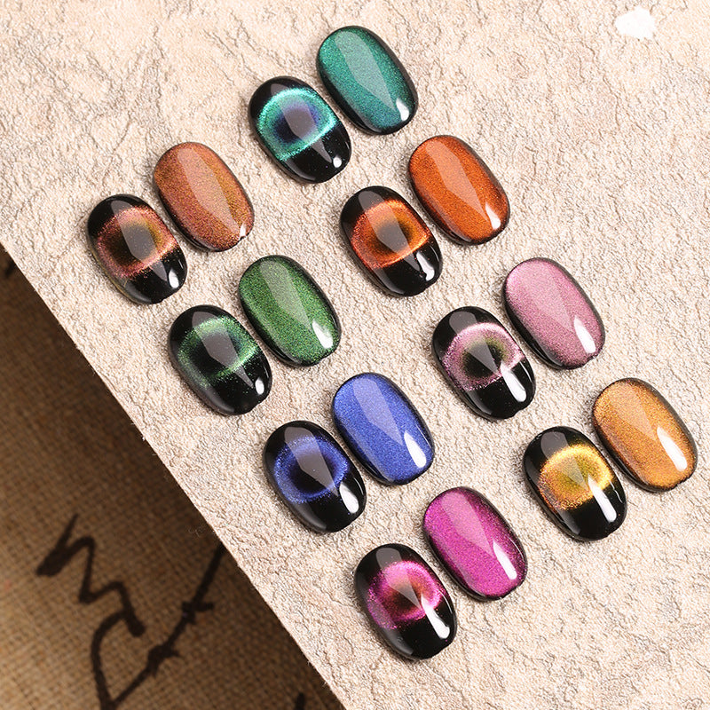 1057 Nail Shop Cat's Eye Glue Dream Galaxy Spar Cat's Eye Nail Polish Glue Explosive French Nail Glue for press on nails