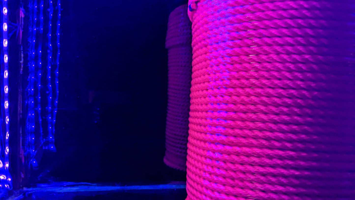 POSH Rope - 3 Strand Spun Polyester Bondage Rope - Synthetic Hemp - 6mm