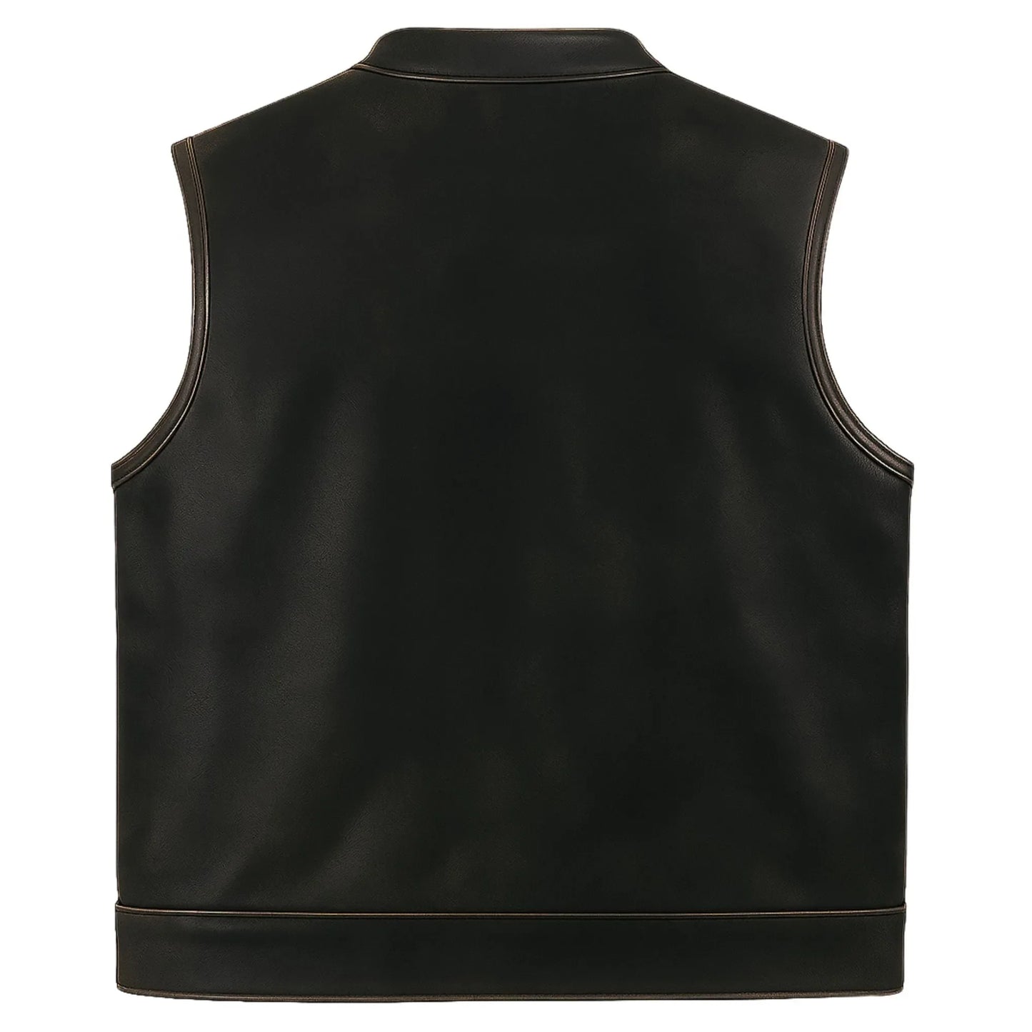 Legendary Reckless Outlaw Men's Aged Leather Motorcycle Vest
