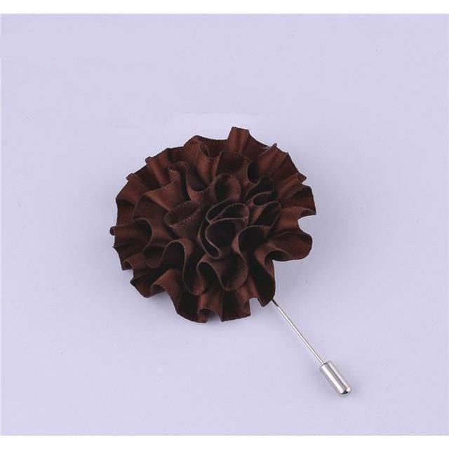 Rose Collection Brooch Boutonnieres - 8 Colors