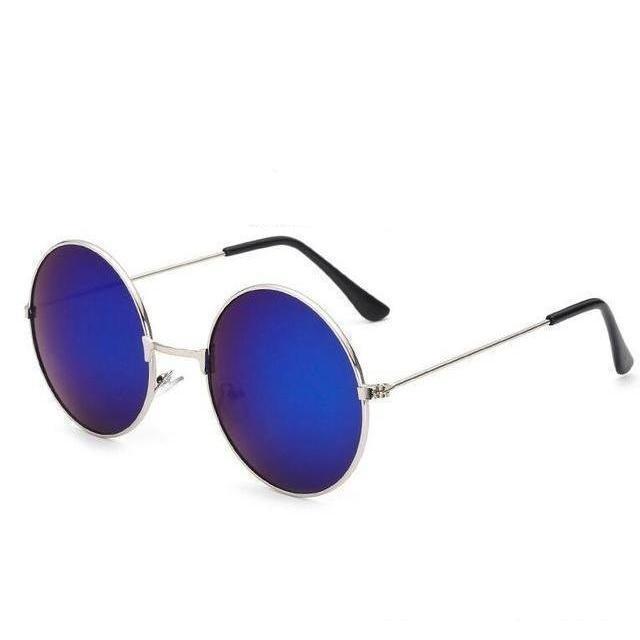 Round Retro Mirror Collection Sunglasses - 15 Colors