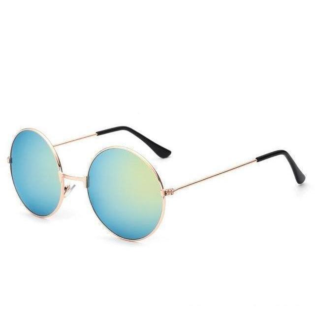 Round Retro Mirror Collection Sunglasses - 15 Colors