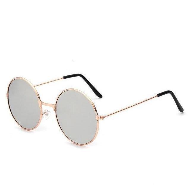 Round Retro Mirror Collection Sunglasses - 15 Colors