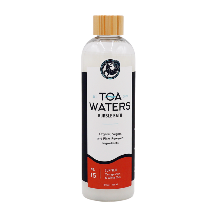 Sun Veil Bubble Bath - Orange Zest and White Oak