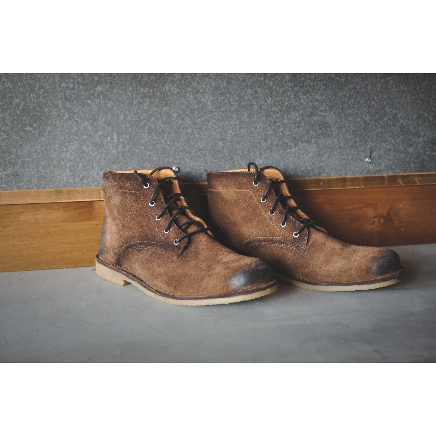 The Grover | Burnished Tobacco Suede