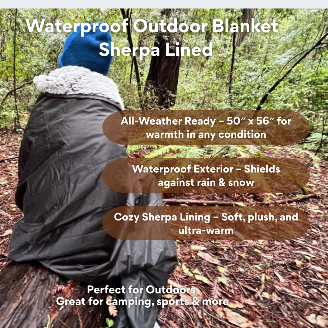 Waterproof Sherpa Blanket – Winter-Proof & Christmas-Ready
