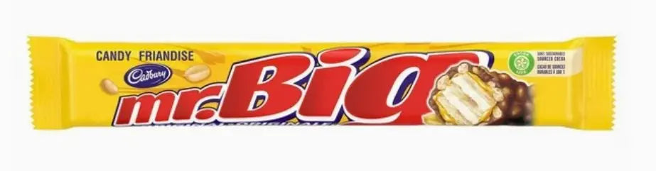 Cadbury Mr. Big Original – Chocolate, Peanut & Wafer Candy Bar 60g (Canada) Best By 22-May-2025