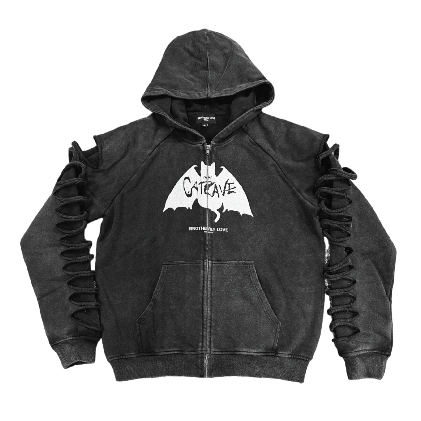 BL CATCAVE SLASHED ZIPUP