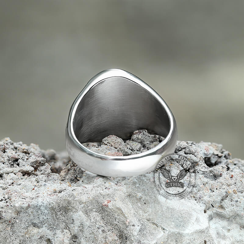 Celtic Cross Knot Stainless Steel Ring